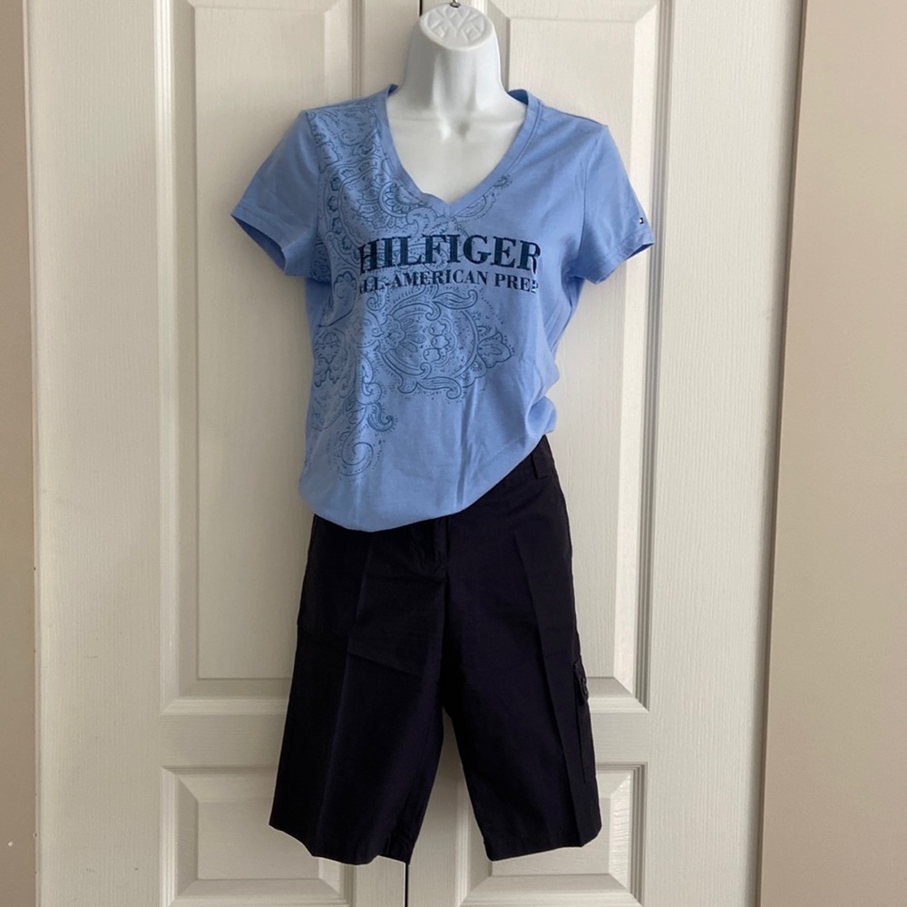Hilfiger prep T-shirt in beautiful blue
